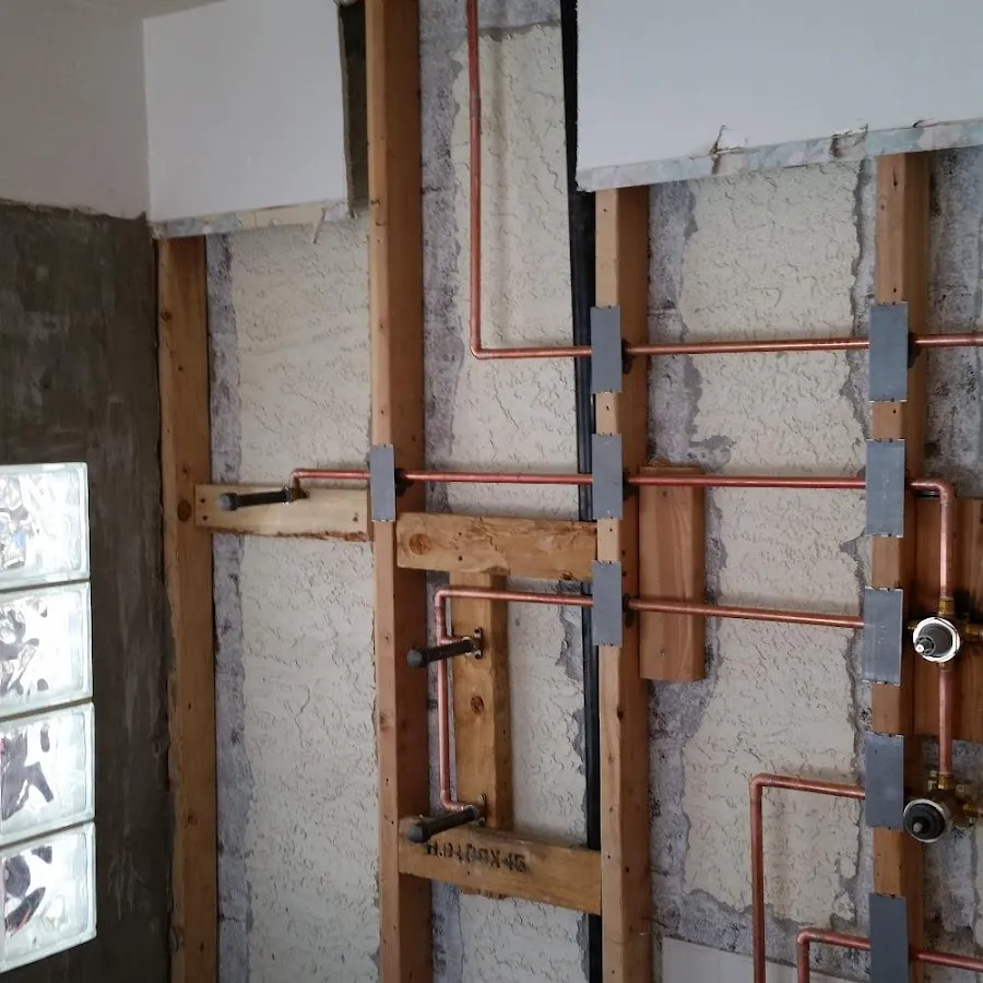Copper pipe installation for Burst Pipe Repair in Conroe